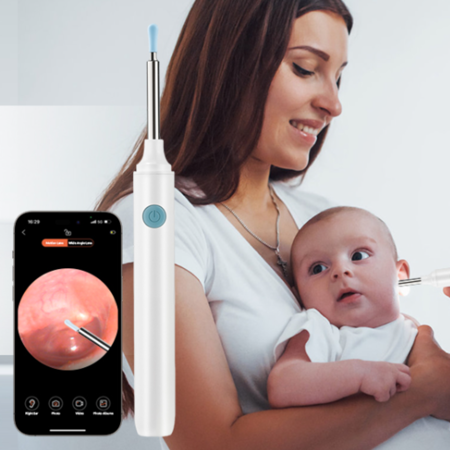 Limpiador de Oídos con Cámara HD